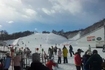 There are 9 lifts and 16 courses at the top of the gondola at GALA, so something for everyone. It is a popular destination for day trippers from Tokyo many of whom are taking advantage of the great day return packages which you can get from many travel ag