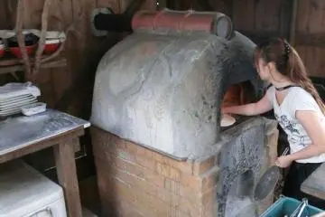 Brick-oven pizza
