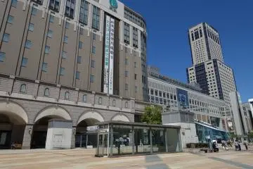 Daimaru is next to JR Sapporo Station