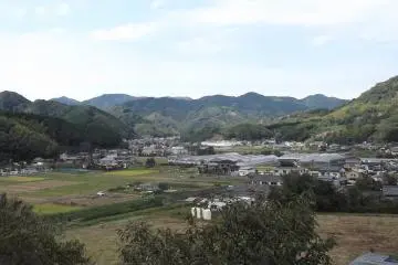 The countryside out near the falls