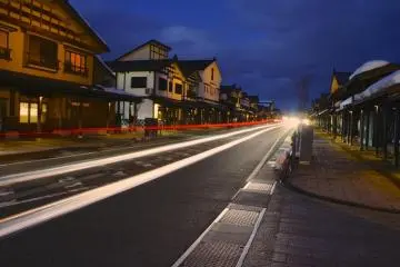 Light trail at Bokushi Street