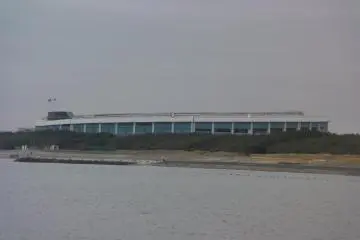 A stadium by the sea