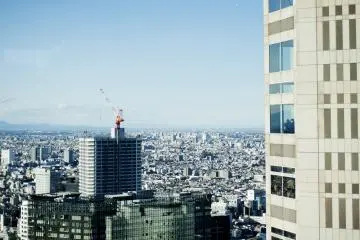 A view of Tokyo's sea of buildings