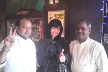 Say hi to the crew at Asian Sitaare in Kintetsu Fuse in Osaka