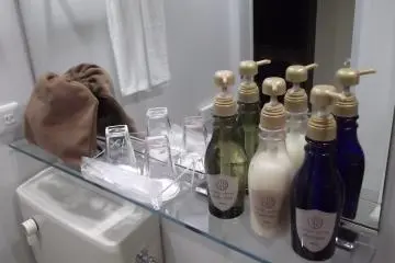 My bathroom, shot from in the bath