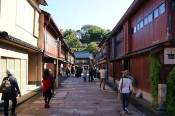 ถนนโรงน้ำชาในสมัยยุคเอโดะ 