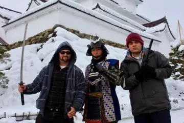 Photo prise avec un samouraï vagabond