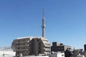 The view of Tokyo Skytree I had from outside my room