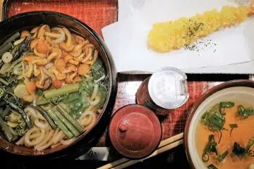 อุด้งและเทมปุระกุ้ง 
