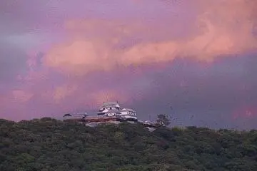 The castle in the sunset