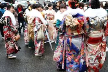 The variety of kimonos was astounding.