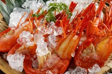 Fresh ebi--Hanako serves good seafood (Photo: Hanako)