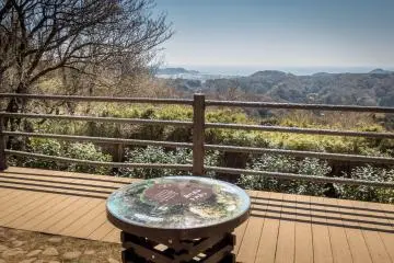 Au sommet du Mont Rokkoku Kensan