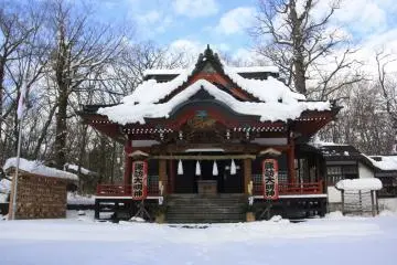 Réveil sous la neige à Yamanaka-ko