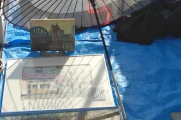 Antique parasol