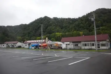 Local products sold at the parking lot