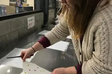 Removing the final product from the dryer - officially becoming a washi artisan