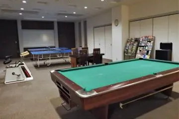 Play some pool or ping pong in the activity room