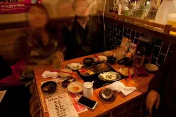 Table close to the bar