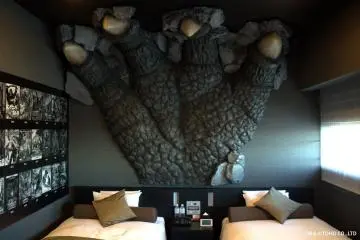 Rest easy in the Godzilla room