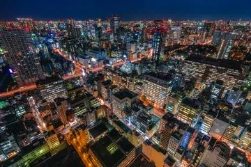 The concrete jungle of Tokyo, as seen from the Tokyo World Trade Center