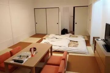 One of the Japanese rooms