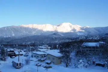 Zao Ski Resort in the early morning hours on a fine day