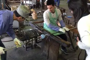 Preparation of glass blowing