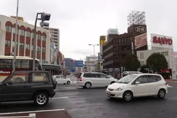 Street in front of Tottori Station