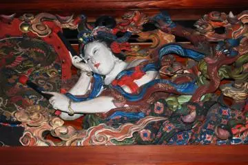 Frescos at Eirinji Temple in Niigata show some beauties