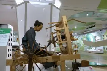 The museum is quite spacious
