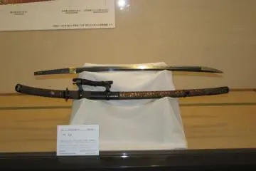 Swords displayed in museum