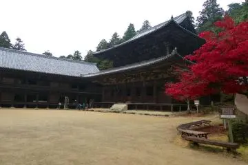 One of the main buildings of Engyo-ji Temple and a shooting location for The Last Samurai