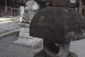 An ancient lantern in the grounds