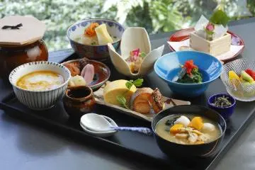 Le petit déjeuner de l'hôtel Brighton