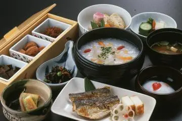 Le petit déjeuner de l'hôtel Okura