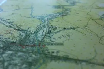 The map of the proposed route