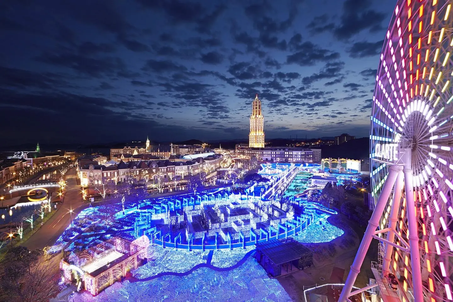 후이스 텐 보쉬(Huis Ten Bosch)를 돌아다녀보자 (저작권: Nagasaki Prefecture)