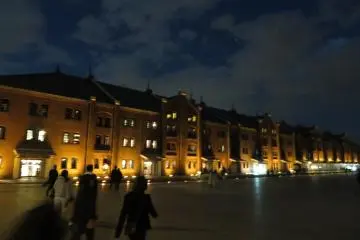 Night view, Red Brick Warehouse