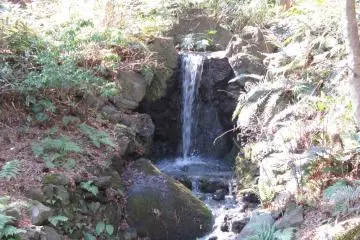 One of many small waterfalls