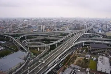 Higashi-Osaka Junction in the daytime