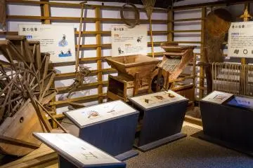 Old equipment in the Meiji period farmhouse