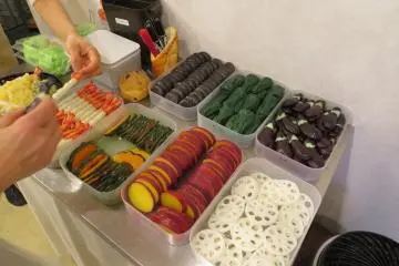 Selection for making Tempura