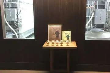 Props Demonstrating the Ingredients of Sake