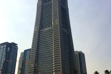 Landmark Tower seen from the sea