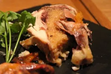 Grilled Young Chicken with Truffle Rice