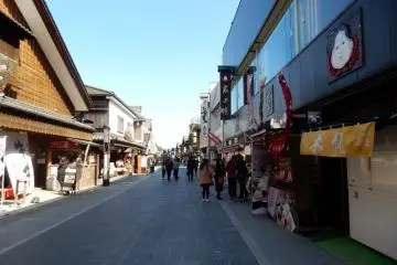 La rue commerçante d'Oharaimachi