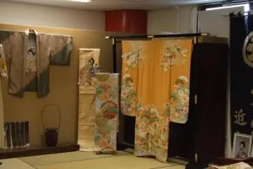 One thing they so sell lots of, is antique kimonos.