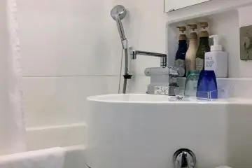 Toiletries are already provided in the bathroom