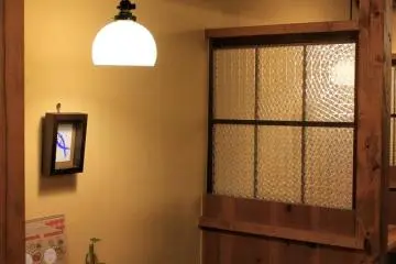 Cosy booth seating for two